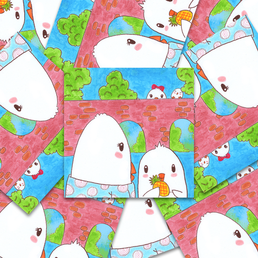 Akambochan: Pineapple Treat sticker
