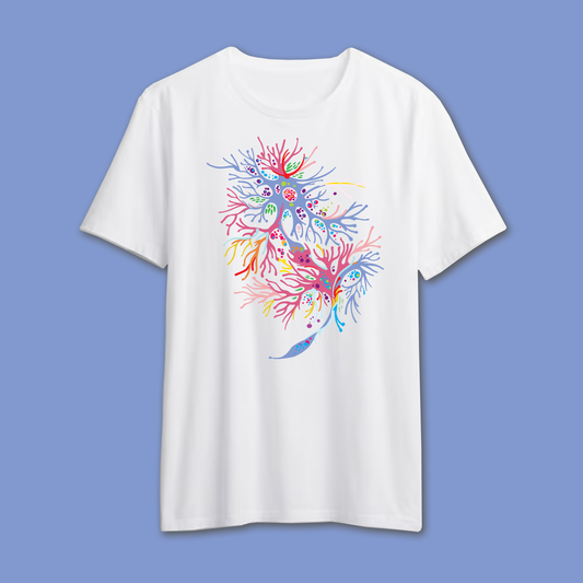 "Neuron Bloom" Tee (White)