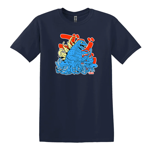 "GOJIRA X" Tee (Navy Blue)