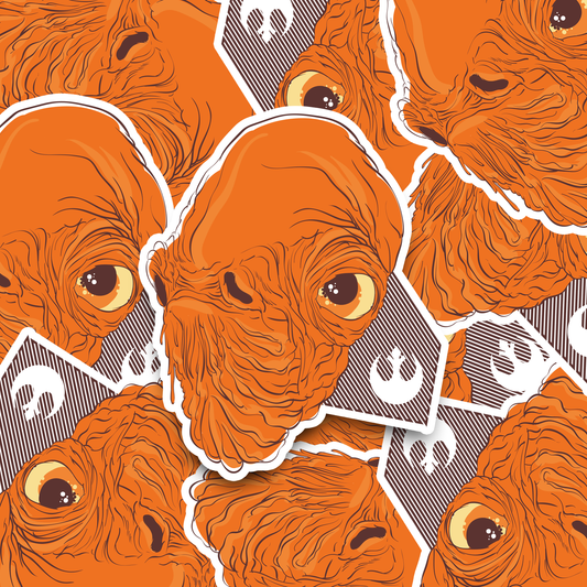 Jedi Wing "Admiral Ackbar" Sticker